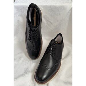 ALDO Men's Cap Toe Oxford Dress Shoes Taupe Nubuck Leather Lace Up Size 14 NEW